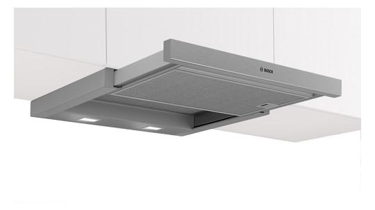 Dunstabzugshaube Flschirm 600mm si A LED 62dB 405cbm/h Ø120-150mm 4st Abl/Uml