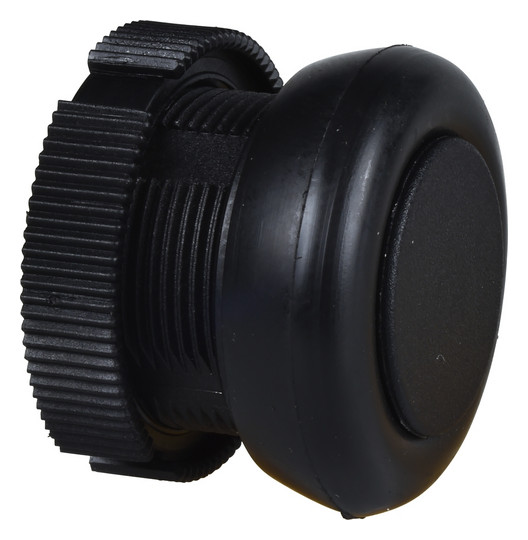 Drucktaster Front 1f sw Ø22,5mm rnd IP65 Tastend