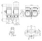 Wilo Trockenläufer-Energiesparpumpe CronoTwin DL-E 40/200-7,5/2, 7,5 kW, mit Differenzdruckgeber