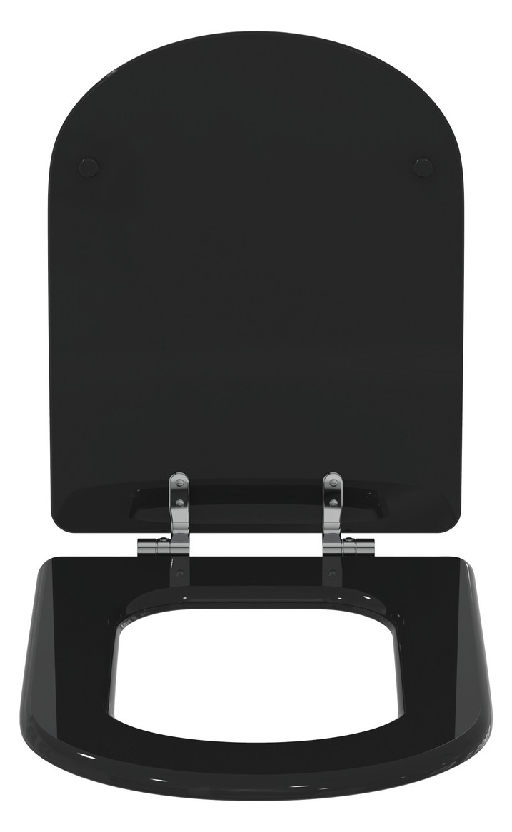 Ideal-Standard WC-Sitz Calla MDF, Scharniere Edelstahl, Softclosing, schwarz Ideal-Standard WC-Sitz Calla MDF, Scharniere Edelstahl, Softclosing, schwarz