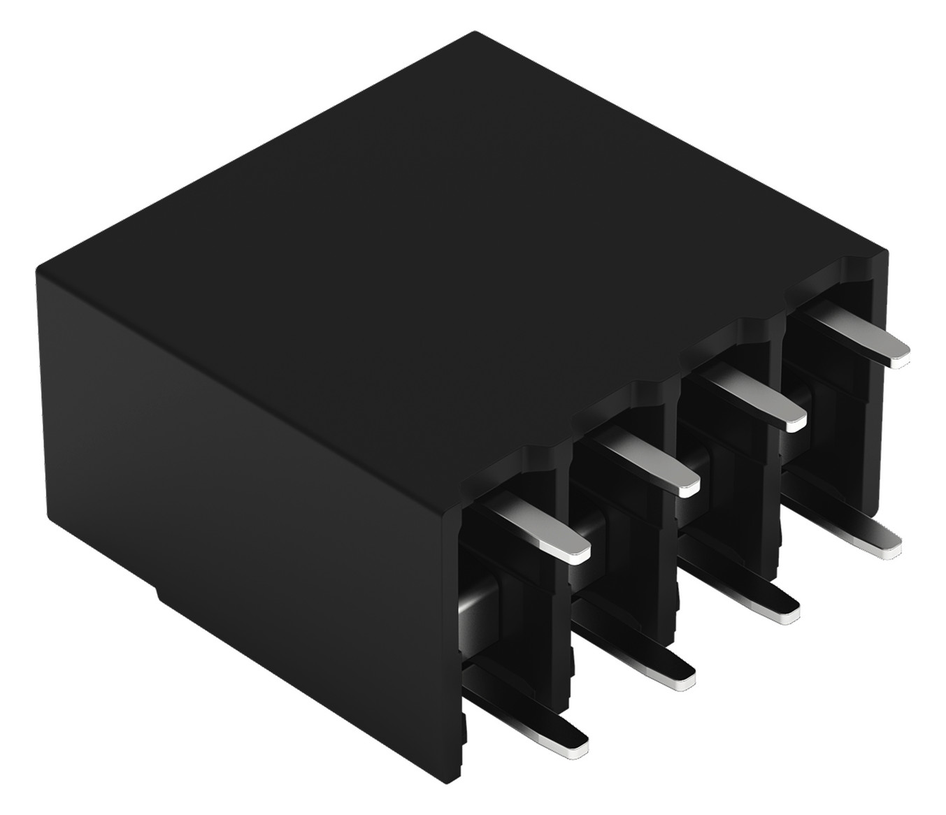 Printklemme 4f 1re sw RM=3,5 0,14-1,5qmm Federzug/THR 0,25-1,5qmm