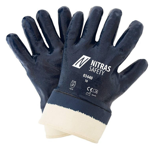NITRAS-Nitrilhandschuh, blau 03440 - Gr.10