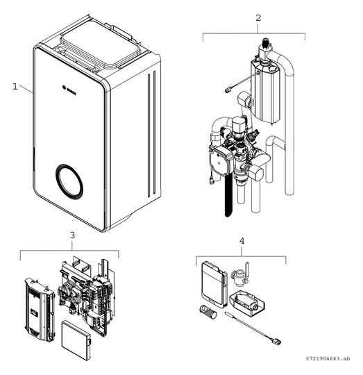 BOSCH Luft-Wasser-Wärmepumpe Compress 6800i AW CS6800iAW 12 E