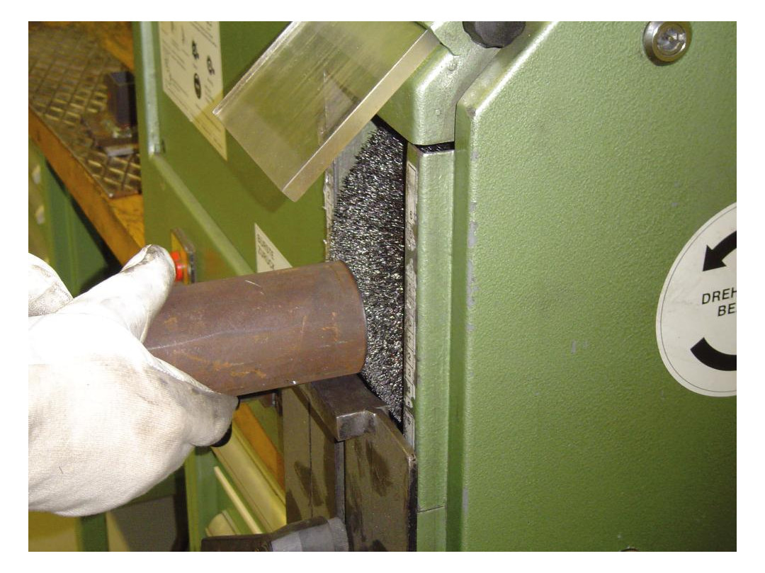Bild Rundbürste Stahldraht 200x24/27mm,gewell t ,35mm Lessmann-1