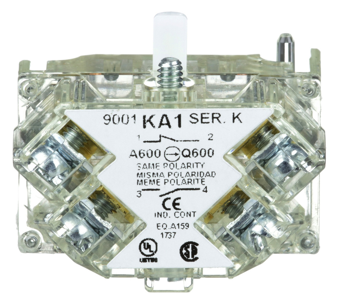 Hilfsschalterblock 1W 3A/AC Schraub