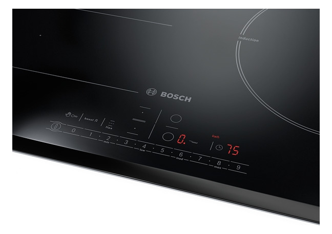 Glaskeramikfeld autark Alu Zweikreisz 306x527mm