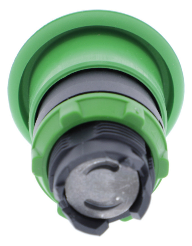 Frontelement für Not-Aus Ø22,5mm gn rnd IP66 hoch Tastend