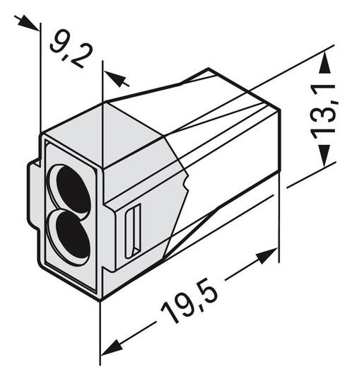 Steckklemme 2f 400V 32A 1,5-4qmm ws f.Massivleit