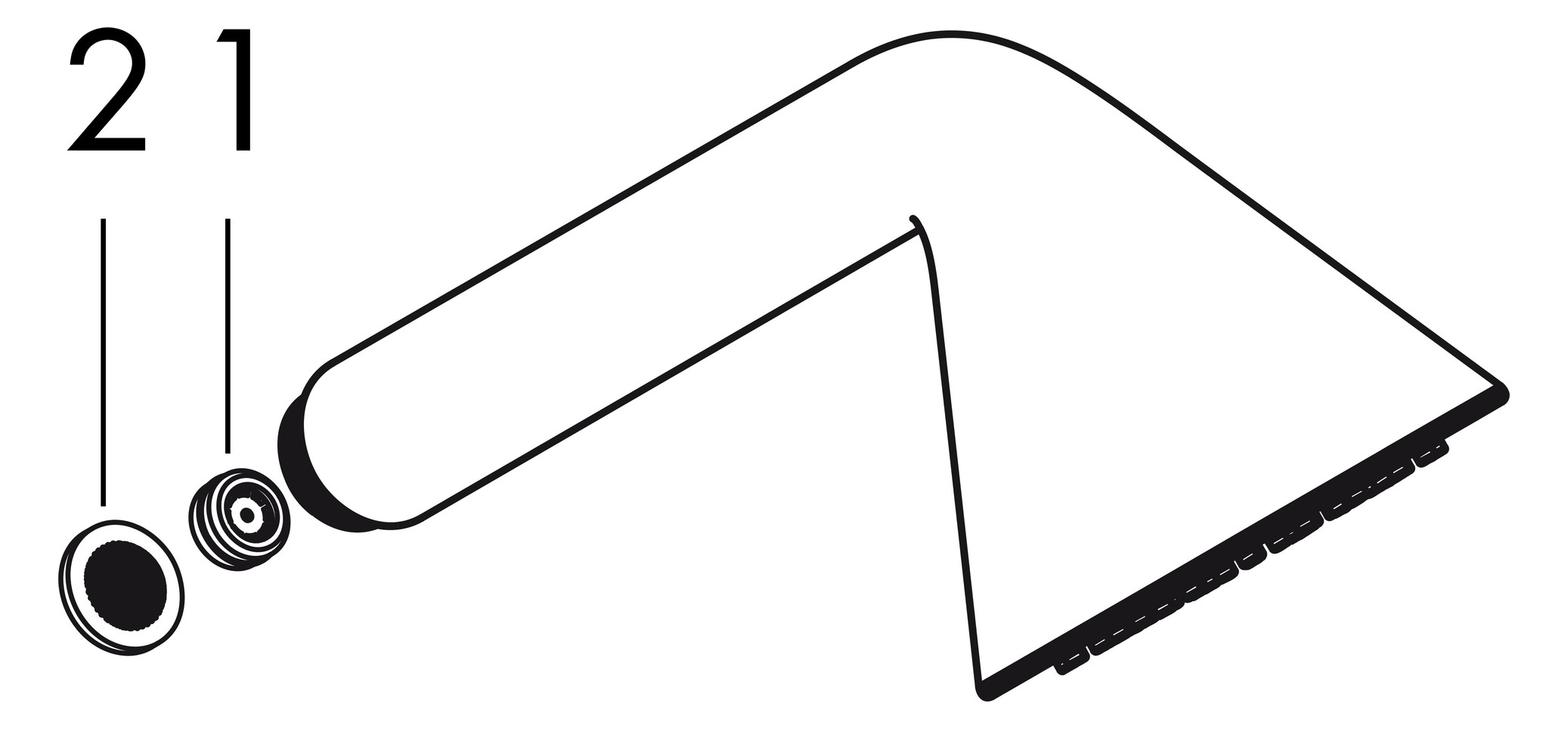 hansgrohe Handbrause Axor 85mm, 1jet, polished red gold