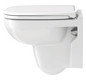 Duravit WC-Sitz D-Code mit Absenkautomatik, Scharniere Kunststoff, weiß