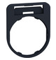 Schildträger 40x50mm Harmony XB5 Wappen sw Ø30mm