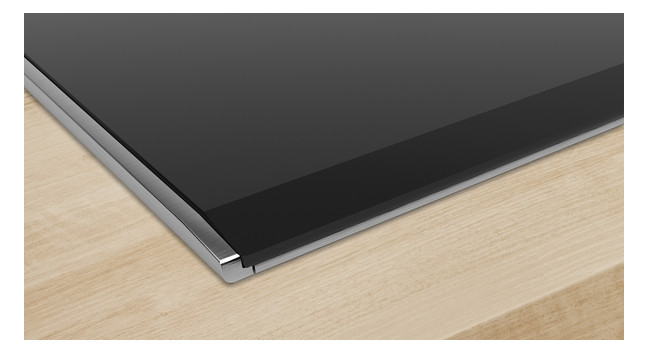 Glaskeramikfeld autark Alu Zweikreisz 306x527mm