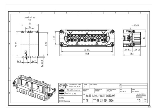 HART Käfigzugfeder           09330242726 