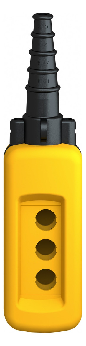 Leergehäuse Hängetaster 3 ge 3f Kst f.Steuerstrom IP65 Ø22mm