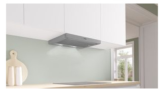 Dunstabzugshaube Flschirm 600mm si B LED 67dB 389cbm/h Ø120-150mm 3st Abl/Uml
