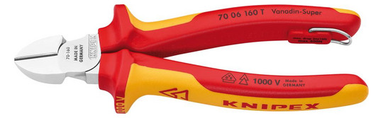 KNIPEX-VDE-Seitenschneider mit Sicherungsöse...