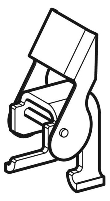 GE Duofix Systemschienen-Clip