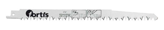 fortis-Säbelsägeblatt - CV 230/210/6,5  (5...