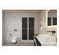 hansgrohe WC-Bürstengarnitur AddStoris Wandmontage, Metall, Glas, brushed black chrome