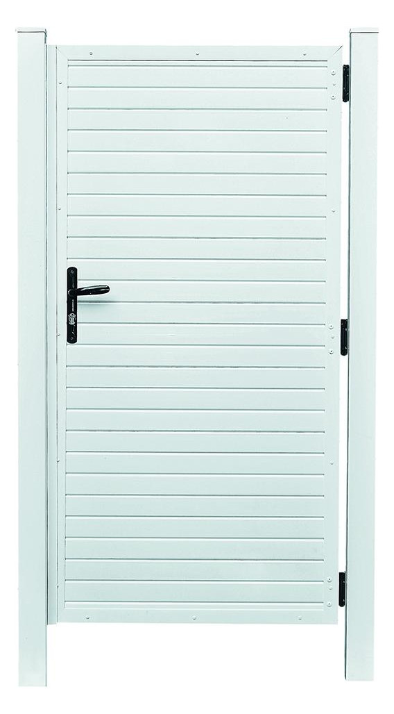 Bild LIGHTLINE KS-Türelement 100 x 180 cm, Fü llung / Rahmen WEISS inkl. Beschläge - n.a.-0