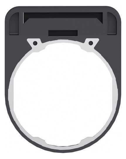 Bezeichnungsschild sw Harmony XB5 30x40mm Bez.Schild