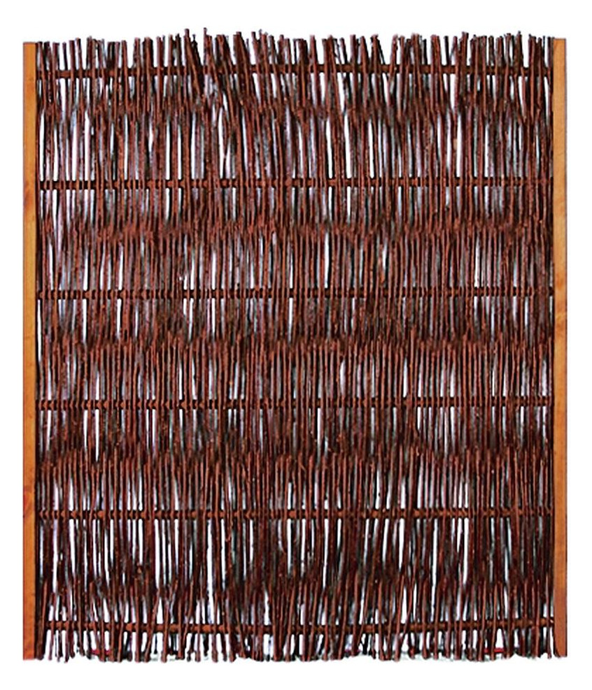 Bild FUEGO Weidengeflechtzaun 120 x 140 cm, m .seitl. Rahmen - n.a.-0