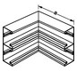 Inneneck GEB-K Kst UT 210x68mm lgr unbeh RAL7035