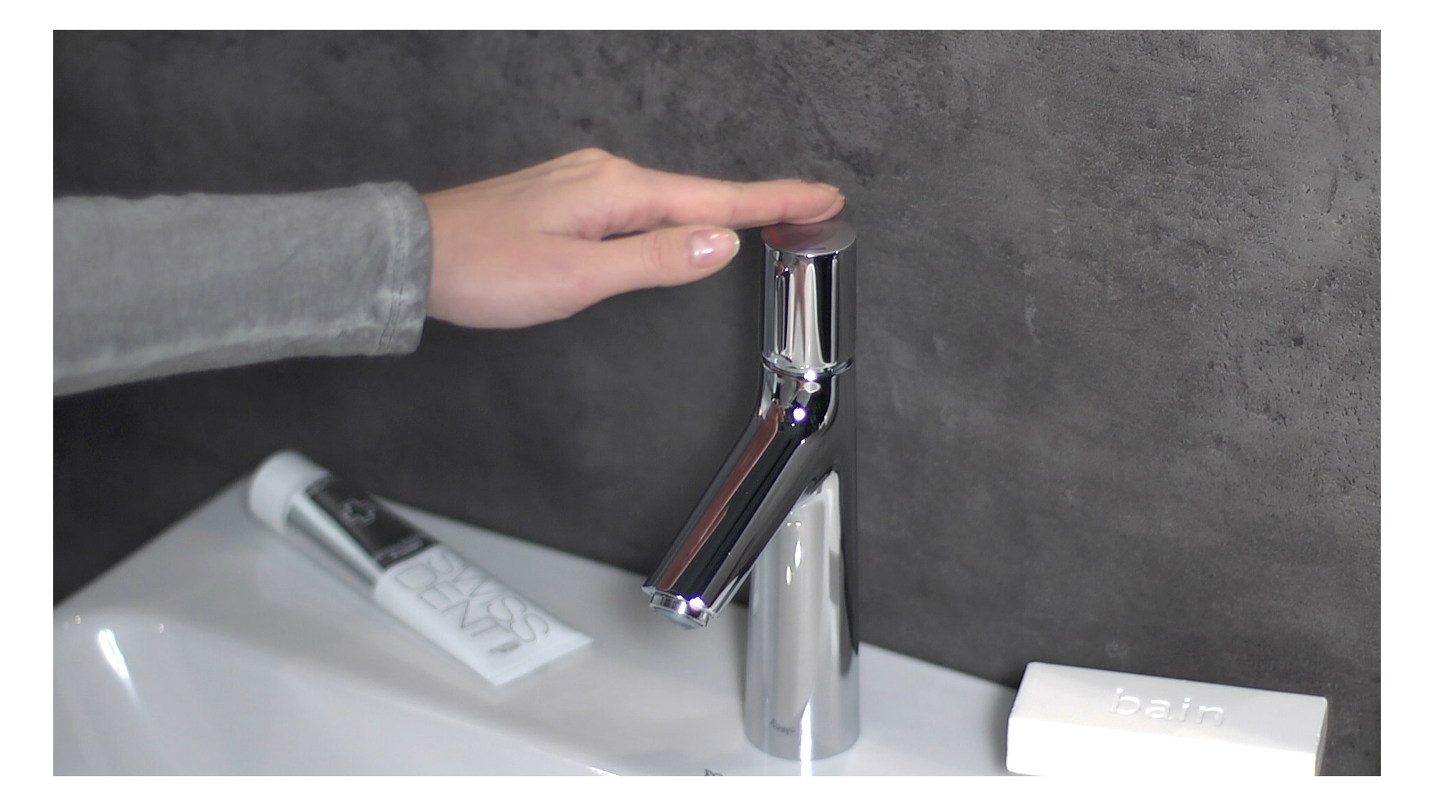 hansgrohe Waschtisch-Einhebelmischer 100 Talis Select S mit Zugstangen-Ablaufgarnitur, chrom