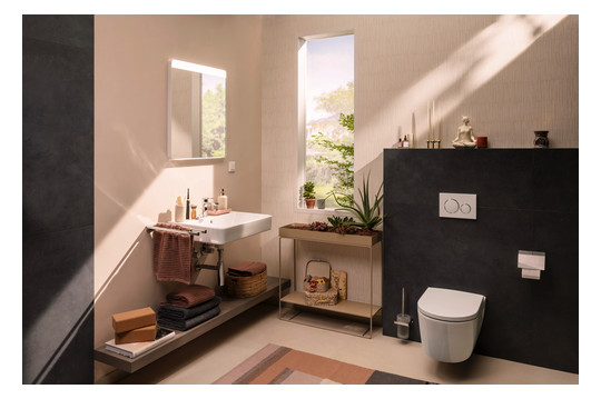 hansgrohe Waschtisch Xanuia Q 600x480mm, mit Hahnloch/Überlauf, weiß