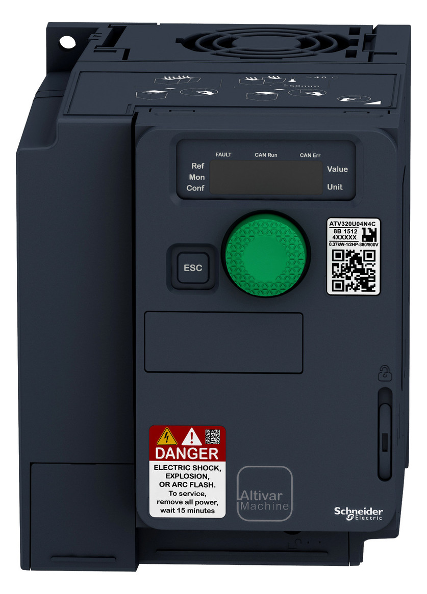 Frequenzumrichter lin=0,7 380-500V E3ph A3ph 599Hz 50/60Hz IP20 5%F 10%V