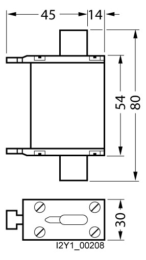 NH-Sicherungseinsatz 160A NH00 500VAC aM Stirnk