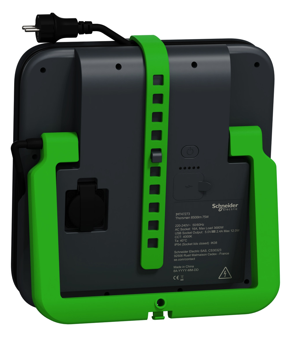 LED-Bauleuchte 75W IP54 4000K 8500lm Kst 1LED 220-240V Mit Stativhalterung m.LM