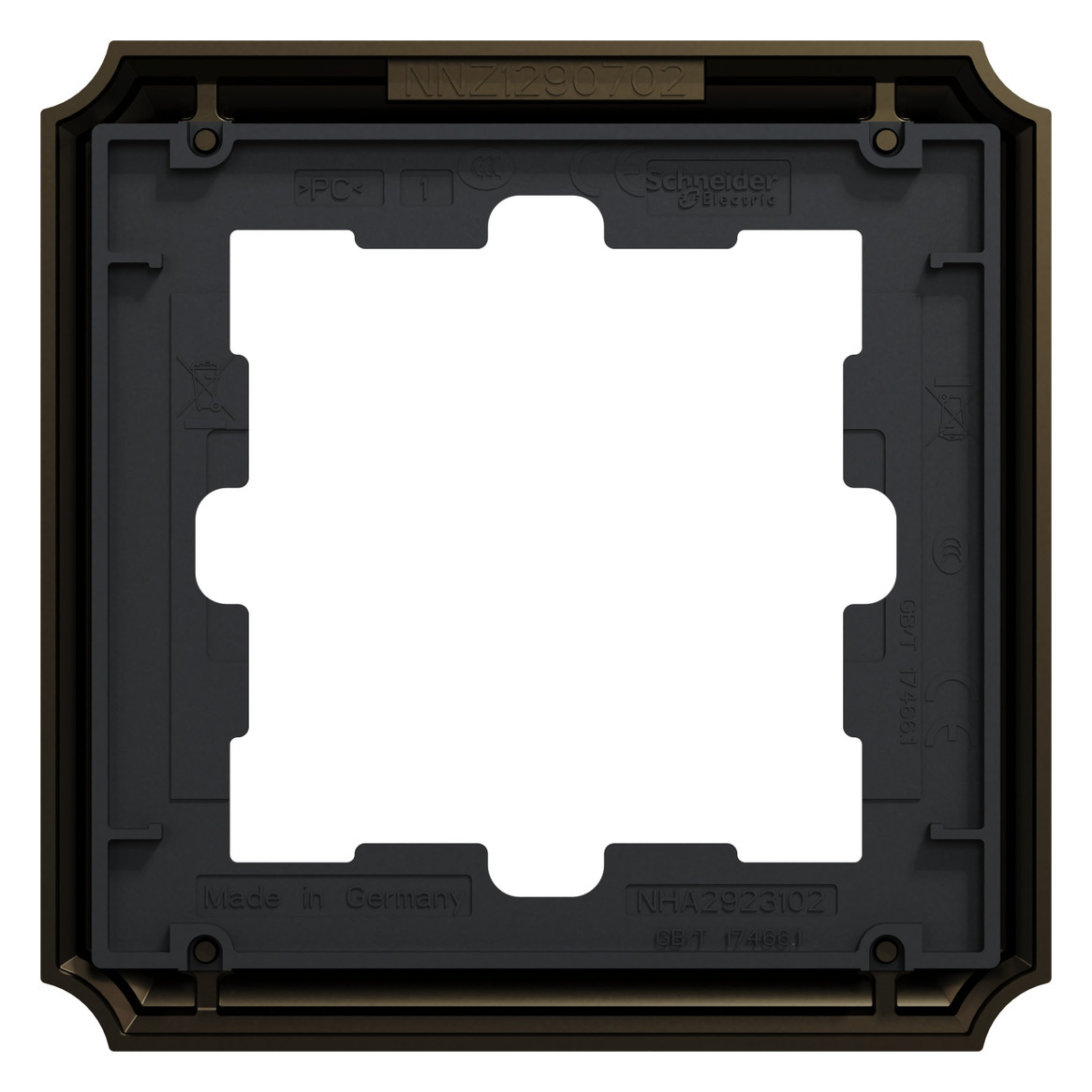 Rahmen 1f mokka glz Metall Edst