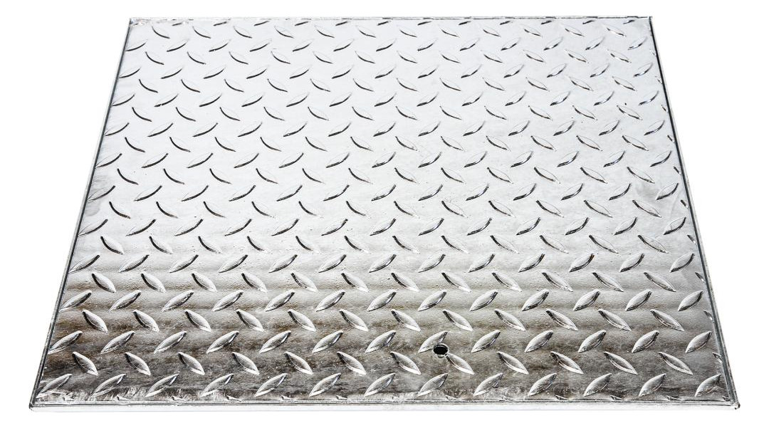 Bild Schachtabdeckung schwarz 80x80cm begehba r - Neutral-1