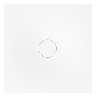 Bette Duschfliese PLUS BetteAir 1000 x 1000 mm, edelweiß, Rechteck, glasierter Titan-Stahl, mit Minimum-Täger