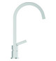 Ideal-Standard Küchen-2-Loch-Armatur Gusto quadratischer, hoher Auslauf, Ausladung 204mm, chrom
