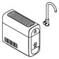 GROHE Spültisch-Einhebelmischer Blue Home C-Auslauf, Mono Starter Kit, supersteel