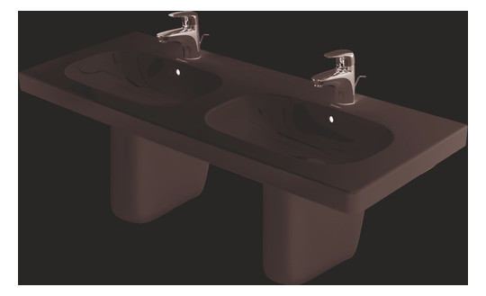 Duravit Halbsäule D-Code 24,5x26,8cm, weiß