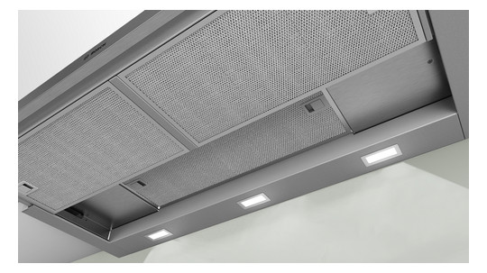 Dunstabzugshaube Flschirm 900mm si A LED 63dB 412cbm/h Ø120-150mm 4st Abl/Uml