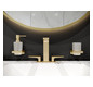 hansgrohe Zahnbecher AddStoris mit Glas, Wandmontage, Metall, polished gold optic