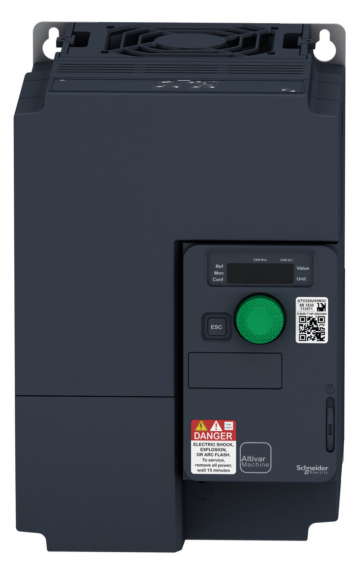 Frequenzumrichter lin=6kW ALTIVAR A3ph 200-240V E3ph 599Hz 50/60Hz IP20 5%F