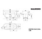 Kaldewei Badewanne CENTRO DUO oval 128 180x80cm, Griffloch, alpinweiß matt