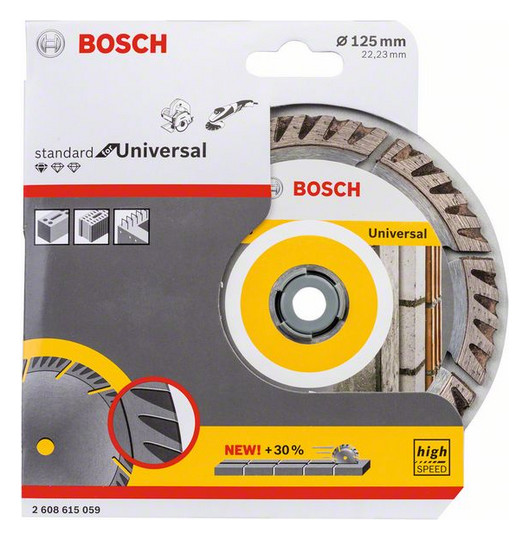 Diamant-Trennscheibe PRO 125x10mm f.Backstein f.Beton
