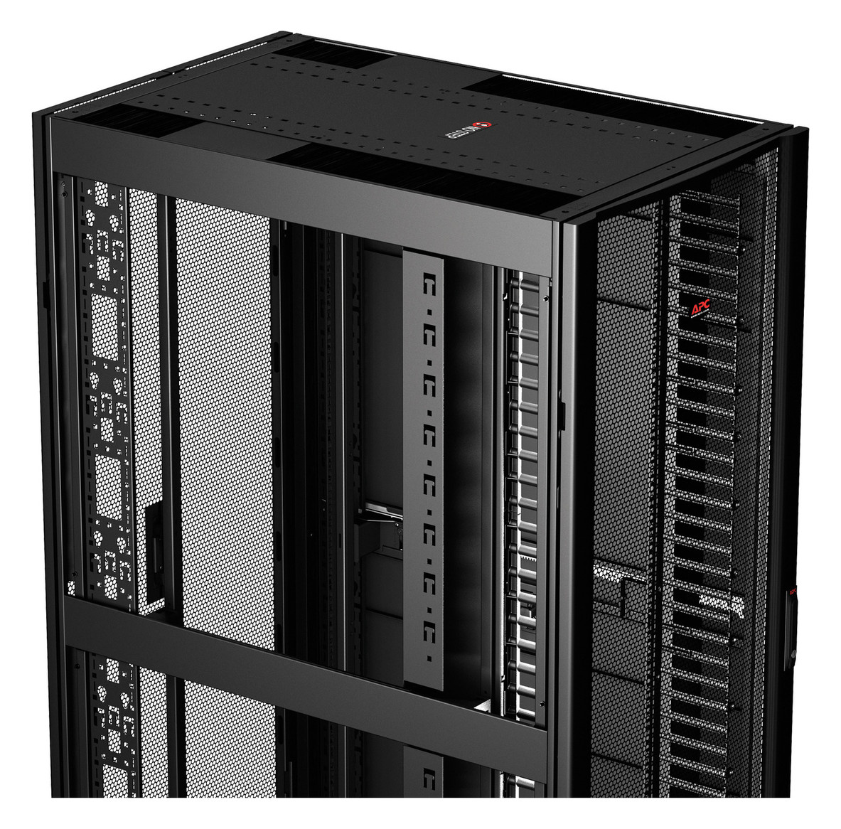 Netzwerkschrank 48HE B750xH2258xT1200mm IP20 Mit rückseitiger Tür pulverbesch
