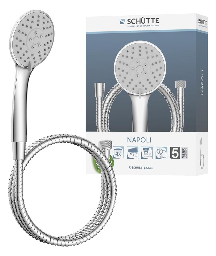Bild NAPOLI Handbrause-Set Chrom - SCHÜTTE-4