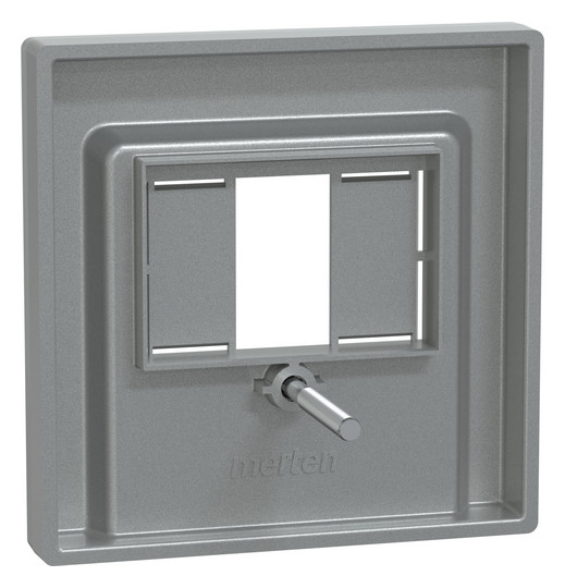 Zentralplatte TAE 2f System M alu Schraubbef