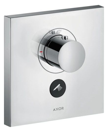 hansgrohe Fertigmontageset ShowerSelect Highflow UP-Thermostat, 1 zusätzlicher Abgang, eckig, chrom