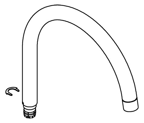 GROHE U-Auslauf 13372 chrom