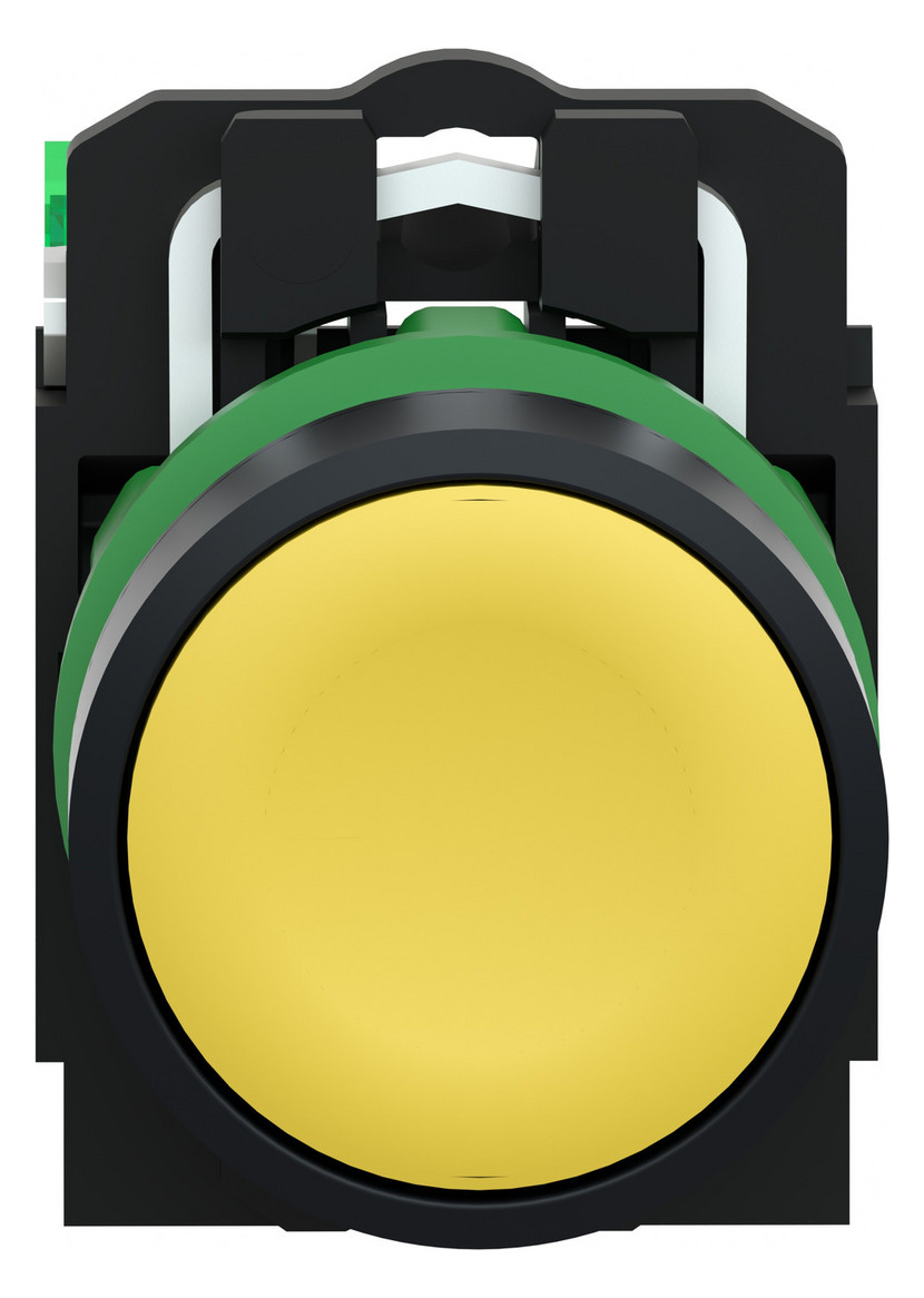 Drucktaster 1f ge rnd Ø22,5mm 1S IP30 fl Tastend