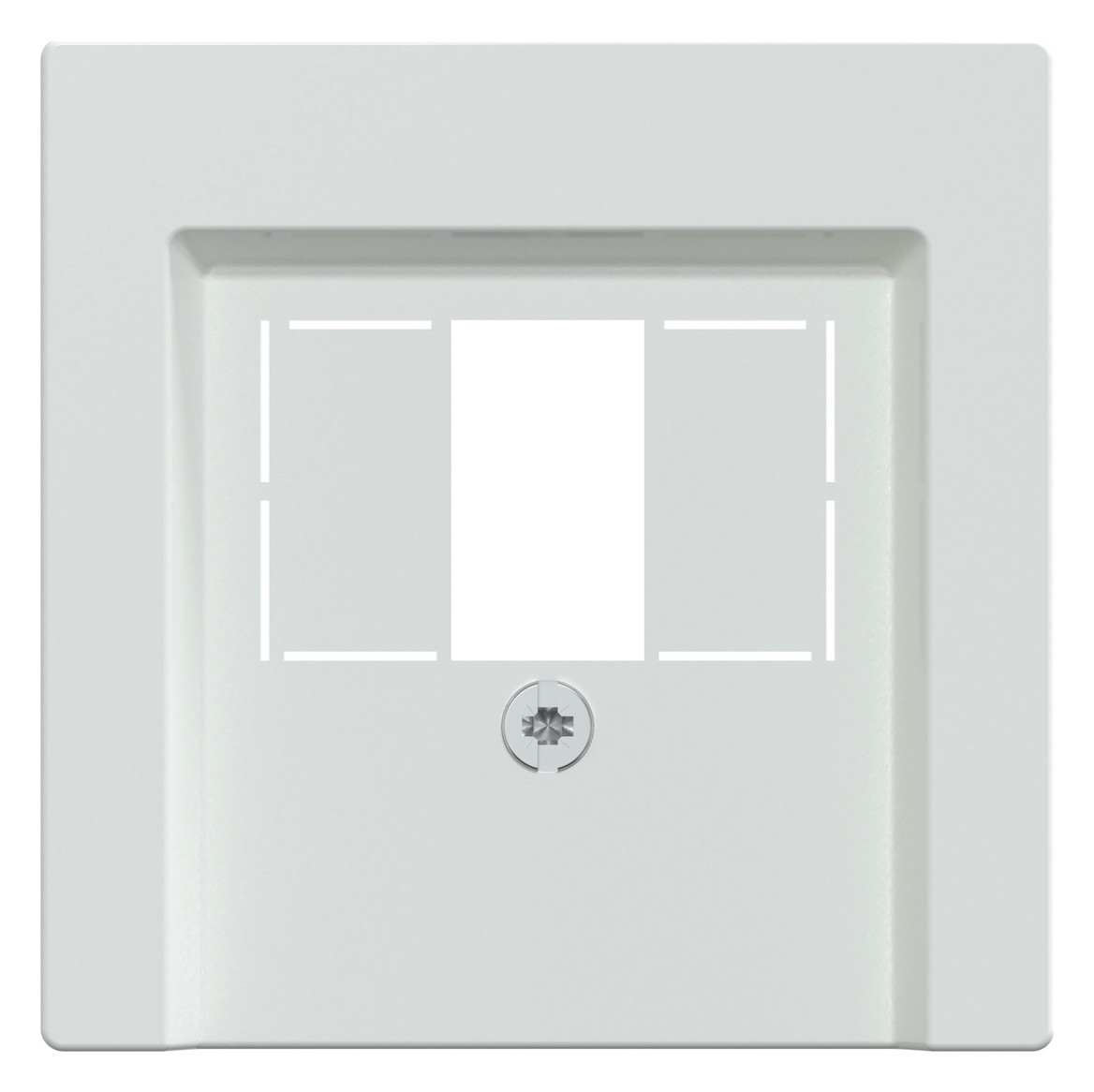 Zentralplatte TAE 3f System M akws Schraubbef aktivweiß Zentralplatte TAE 3f System M akws Schraubbef aktivweiß